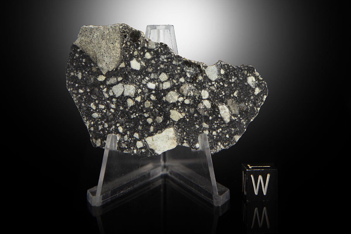 Lot #8013  NWA 11474 Lunar Meteorite Slice