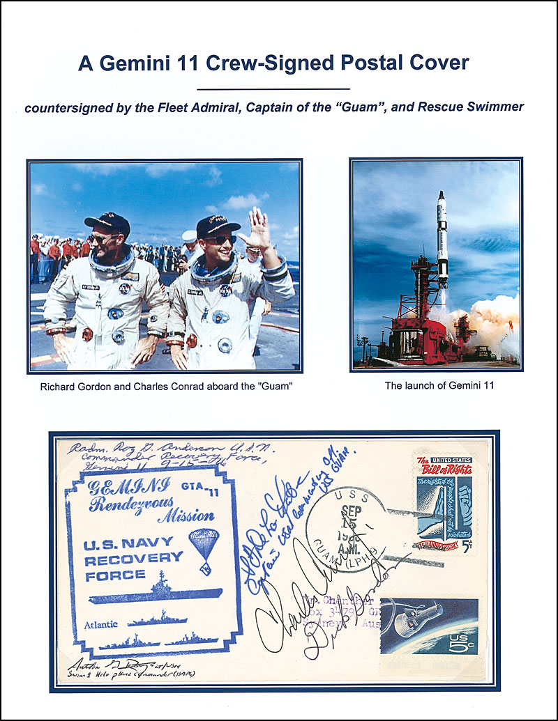 Lot #8086  Gemini 11 Signed Recovery Cover