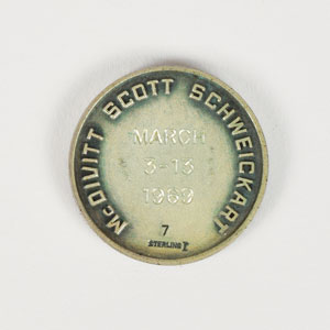 Lot #8326 Dave Scott’s Apollo 9 Flown Robbins Medal - Image 2