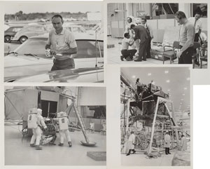 Lot #6356  Apollo 11 Group of (4) Training Photographs - Image 1