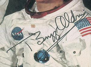 Lot #8232  Apollo 11 Signed Photograph - Image 2