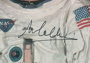 Lot #8232  Apollo 11 Signed Photograph - Image 3