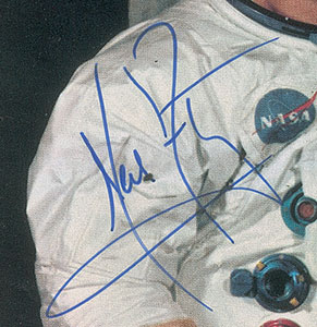 Lot #8232  Apollo 11 Signed Photograph - Image 4