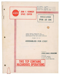 Lot #8212  Apollo 11 Launch Vehicle Operations Volumes 1 and 2 - Image 1