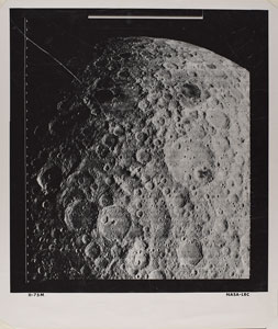 Lot #8559  Lunar Orbiter II Photograph