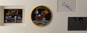 Lot #8229  Apollo 11 Signature and Artifact Display - Image 2