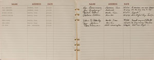 Lot #8228  Apollo 11 Signed Log Book from Richard Nixon's Air Force One - Image 1