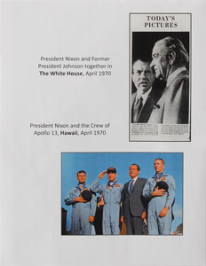 Lot #8228  Apollo 11 Signed Log Book from Richard Nixon's Air Force One - Image 5