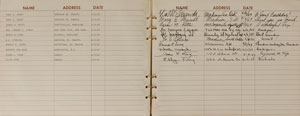 Lot #8228  Apollo 11 Signed Log Book from Richard Nixon's Air Force One - Image 7