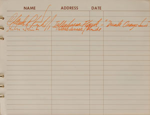Lot #8228  Apollo 11 Signed Log Book from Richard Nixon's Air Force One - Image 9