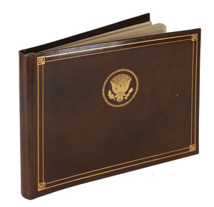 Lot #8228  Apollo 11 Signed Log Book from Richard Nixon's Air Force One - Image 13