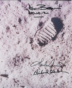 Lot #8409  Apollo 12 Signed Photograph