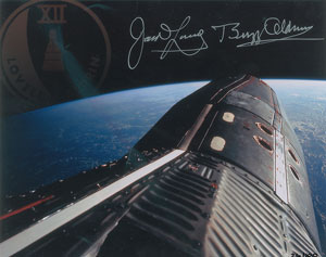 Lot #8087  Gemini 12 Signed Photograph - Image 1
