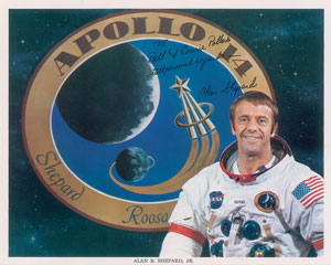 Lot #8456 Alan Shepard Signed Photograph - Image 1