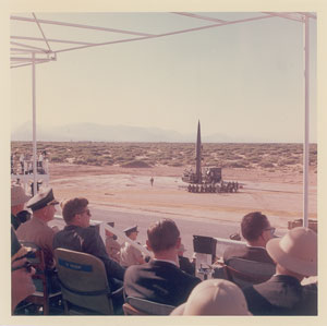 Lot #8062 John F. Kennedy New Mexico Missile Range Original Photograph - Image 1