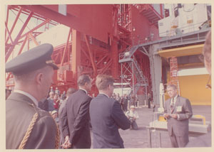 Lot #8059 John F. Kennedy and Wernher von Braun Original Photograph