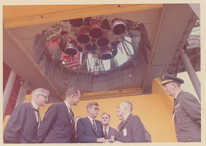 Lot #8060 John F. Kennedy and Wernher von Braun Original Photograph - Image 1