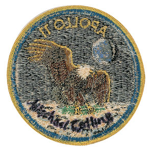 Lot #8289 Michael Collins's Apollo 11 Bio Patch - Image 2