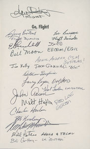 Lot #8507  Mission Control Signed Book - Image 1