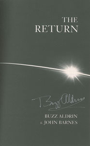Lot #8375 Buzz Aldrin Signed Book - Image 1