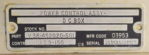 Lot #8112  Apollo Command Module Power Control Assembly - Image 2