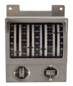 Lot #8109  Apollo Command Module Block II Gimbal Position and Fuel Pressure Indicator and Control Box