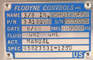 Lot #8124  Flodyne Controls Ball Valve - Image 2