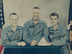 Lot #8150  Apollo 1 Signed Photograph