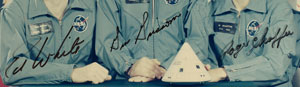 Lot #8150  Apollo 1 Signed Photograph - Image 3