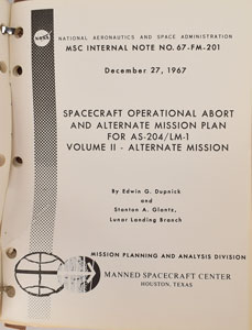 Lot #8353 Gene Kranz's Apollo 5 Lunar Module Manuals - Image 18