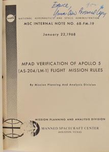 Lot #8353 Gene Kranz's Apollo 5 Lunar Module Manuals - Image 20