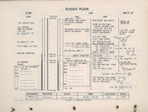 Lot #8199  Apollo 11 Final Flight Plan, Revision B - Image 5