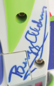 Lot #8376 Buzz Aldrin Signed Buzz Lightyear Toy - Image 3
