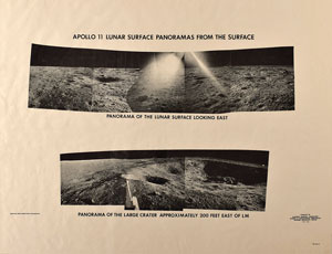 Lot #8227  Apollo 11 Set of (3) Lunar Surface Posters - Image 2