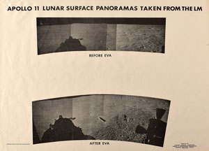 Lot #8227  Apollo 11 Set of (3) Lunar Surface Posters - Image 3