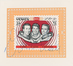 Lot #8137  Astronauts Signed Stamp Collection - Image 5