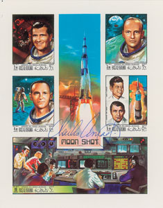Lot #8137  Astronauts Signed Stamp Collection - Image 13