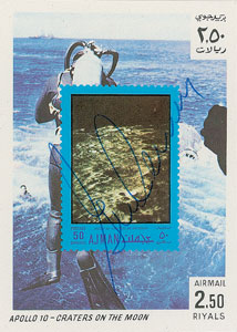 Lot #8137  Astronauts Signed Stamp Collection - Image 15