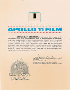 Lot #8216  Apollo 11 Lunar Surface Film