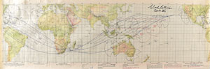 Lot #8197  Apollo 11 Earth Orbit Chart