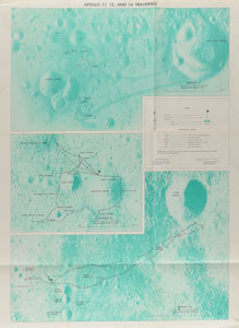 Lot #8244  Apollo Traverse Chart - Image 1