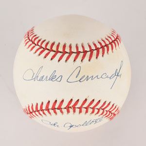 Lot #8424 Charles Conrad Signed Baseball