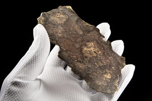Lot #8014  NWA 12265 Eucrite Meteorite Slice - Image 3
