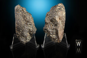 Lot #8018  NWA 869 Chondrite Meteorite Matched Pair - Image 2