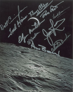 Lot #8136  Astronauts Signed Photograph