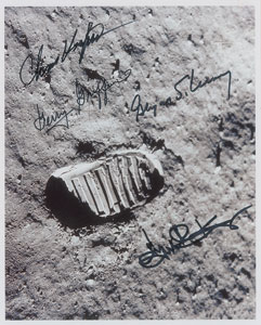 Lot #8509  Mission Control Signed Photograph - Image 1