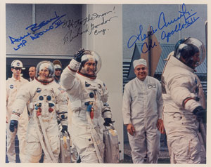 Lot #8412  Apollo 12 Signed Photograph