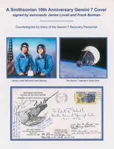 Lot #8089  Gemini 7 Signed Cover