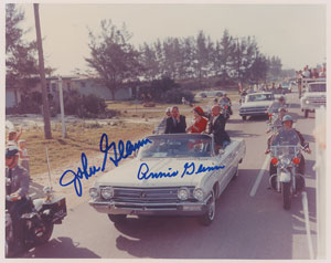 Lot #8052 John Glenn Signed Photograph