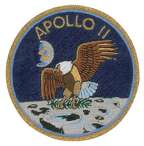 Lot #8406 Gene Kranz's Apollo 11 Patch
